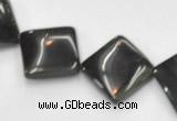 CTE37 15.5 inches 15*15mm square blue tiger eye beads wholesale