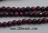 CTE471 15.5 inches 6mm faceted round red tiger eye beads wholesale