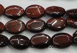 CTE58 15.5 inches 12*16mm oval red tiger eye gemstone beads