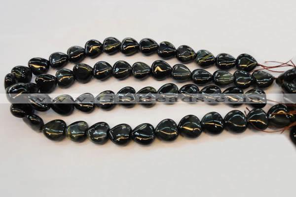 CTE650 15.5 inches 16*16mm heart blue tiger eye beads wholesale