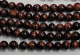 CTE83 15.5 inches 6mm round red tiger eye gemstone beads