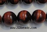 CTE88 15.5 inches 16mm round red tiger eye gemstone beads