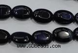 CTE951 15.5 inches 10*14mm oval dyed blue tiger eye beads wholesale