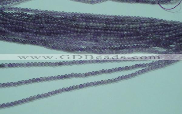 CTG03 15.5 inches 2mm round tiny amethyst beads wholesale