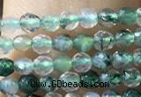 CTG1008 15.5 inches 2mm faceted round tiny moss agate beads