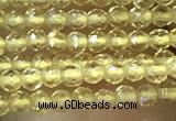 CTG1021 15.5 inches 2mm faceted round tiny citrine beads