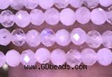 CTG1028 15.5 inches 2mm faceted round tiny white moonstone beads