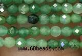 CTG1036 15.5 inches 2mm faceted round tiny African jade beads