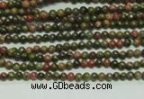 CTG104 15.5 inches 2mm round tiny unakite gemstone beads wholesale