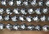 CTG1084 15.5 inches 2mm faceted round tiny hematite beads