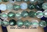 CTG1115 15.5 inches 3mm faceted round tiny moss agate beads