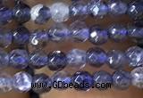 CTG1141 15.5 inches 3mm faceted round tiny iolite gemstone beads