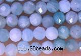 CTG1308 15.5 inches 3mm faceted round amazonite beads wholesale