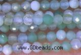 CTG1311 15.5 inches 2mm faceted round Australia chrysoprase beads