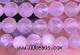 CTG1352 15.5 inches 4mm faceted round white moonstone beads