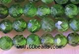 CTG1382 15.5 inches 3mm faceted round tiny diopside quartz beads