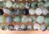 CTG1386 15.5 inches 2mm faceted round tiny emerald beads