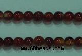 CTG14 15.5 inch 3mm round B grade tiny red agate beads wholesale