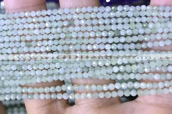 CTG1420 15.5 inches 2mm faceted round jade beads wholesale