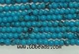 CTG144 15.5 inches 3mm round tiny blue turquoise beads wholesale