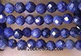 CTG1448 15.5 inches 2mm faceted round sapphire beads wholesale