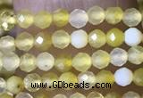 CTG1464 15.5 inches 2mm faceted round yellow opal beads