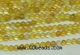 CTG151 15.5 inches 3mm round tiny yellow agate beads wholesale