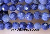 CTG1518 15.5 inches 3mm faceted round sapphire gemstone beads