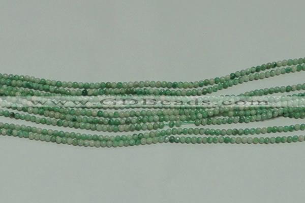 CTG155 15.5 inches 3mm round tiny Qinghai jade beads wholesale