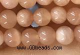 CTG1583 15.5 inches 4mm round moonstone gemstone beads wholesale