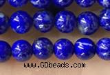 CTG1598 15.5 inches 4mm round lapis lazuli beads wholesale