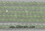 CTG204 15.5 inches 3mm faceted round tiny prehnite gemstone beads