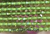 CTG2115 15 inches 2mm faceted round tiny quartz glass beads