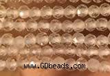 CTG2158 15 inches 2mm,3mm & 4mm faceted round white crystal beads