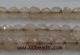 CTG218 15.5 inches 3mm faceted round tiny moonstone beads