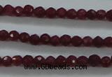 CTG405 15.5 inches 2mm faceted round tiny dyed candy jade beads