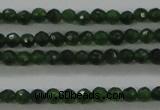 CTG417 15.5 inches 2mm faceted round tiny dyed candy jade beads