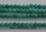 CTG440 15.5 inches 2mm round tiny natural turquoise beads wholesale