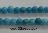 CTG441 15.5 inches 3mm round tiny natural turquoise beads wholesale