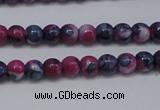 CTG453 15.5 inches 3mm round tiny dyed rain flower stone beads