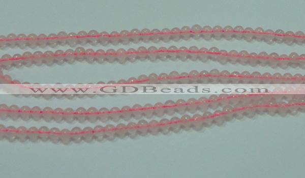 CTG49 15.5 inches 2mm round tiny rose quartz beads wholesale