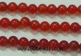 CTG52 15.5 inches 2mm round grade AA tiny red agate beads wholesale