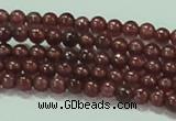 CTG53 15.5 inches 2mm round grade AA tiny garnet beads wholesale