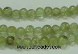 CTG55 15.5 inches 2mm round tiny olivine gemstone beads wholesale