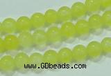 CTG58 15.5 inches 2mm round tiny dyed white jade beads wholesale