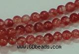 CTG59 15.5 inches 2mm round tiny dyed white jade beads wholesale