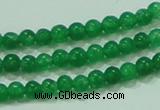 CTG61 15.5 inches 2mm round tiny dyed white jade beads wholesale