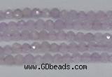 CTG621 15.5 inches 2mm faceted round lavender amethyst beads