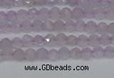 CTG622 15.5 inches 3mm faceted round lavender amethyst beads