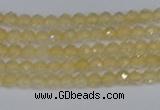 CTG623 15.5 inches 2mm faceted round citrine gemstone beads